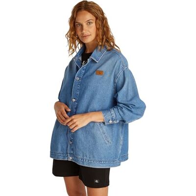 Calvin Klein Women’s Oversized Denim Shirt Calvin Klein Women’s Oversized Denim Shirt