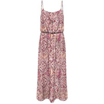 ONLY Onlnova Life Vis Strap Maxi Dress AOP, Ibis Rose, 12 ONLY Onlnova Life Vis Strap Maxi Dress AOP, Ibis Rose, 12