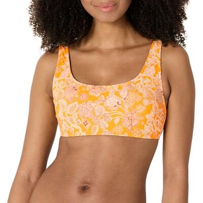 Amazon Essentials Women's Scoop Neck Swim Crop Top Amazon Essentials Women's Scoop Neck Swim Crop Top