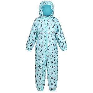 Regatta Kids Little Adventurers Printed Splat II Waterproof Suit,Cool Aqua Penguin,3 Years Regatta Kids Little Adventurers Printed Splat II Waterproof Suit,Cool Aqua Penguin,3 Years