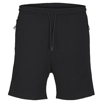 JACK & JONES JPSTGORDON JJCLOUD BE MNI Sweat Shorts, Black, 6 Years JACK & JONES JPSTGORDON JJCLOUD BE MNI Sweat Shorts, Black, 6 Years