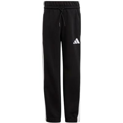 adidas Unisex Kids Essentials 3 Stripes Pants, Black/White, 5-6 Years adidas Unisex Kids Essentials 3 Stripes Pants, Black/White, 5-6 Years