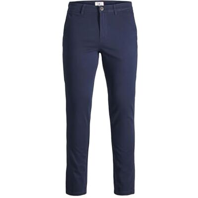 JACK & JONES Chino Trousers Chino Trousers Boys 158, Navy Blazer, 158 JACK & JONES Chino Trousers Chino Trousers Boys 158, Navy Blazer, 158