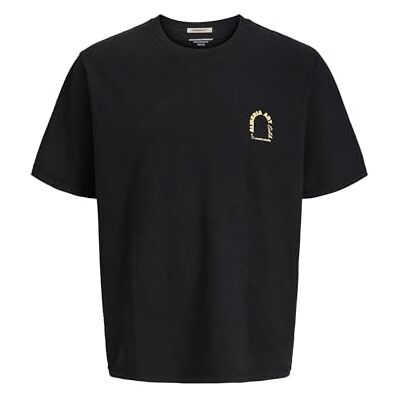 JACK & JONES Joralmeria World Tee SS Crew Neck Jnr, Black, 14 Years JACK & JONES Joralmeria World Tee SS Crew Neck Jnr, Black, 14 Years
