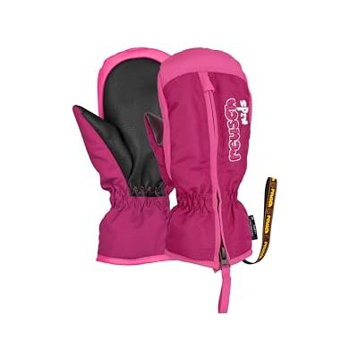 Reusch Unisex Baby Ben Mitten Gloves, 4685408, Fuchsia Purple/Knockout Pink, I Reusch Unisex Baby Ben Mitten Gloves, 4685408, Fuchsia Purple/Knockout Pink, I