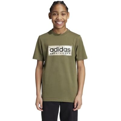 adidas Boy's Camo Linear Graphic Tee Kids Short Sleeve Graphic Tee (Pack of 1) adidas Boy's Camo Linear Graphic Tee Kids Short Sleeve Graphic Tee (Pack of 1)
