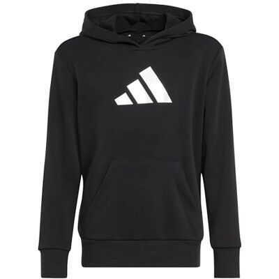 adidas Girl's Glam Graphic Hoodie Junior Sweatshirt, black, 14-15 Years adidas Girl's Glam Graphic Hoodie Junior Sweatshirt, black, 14-15 Years