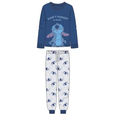 CERDÁ LIFE'S LITTLE MOMENTS Long Single Jersey, Comfortable And Soft-Pajamas Stitch Set Unisex Adult, blue, XL CERDÁ LIFE'S LITTLE MOMENTS Long Single Jersey, Comfortable And Soft-Pajamas Stitch Set Unisex Adult, blue, XL