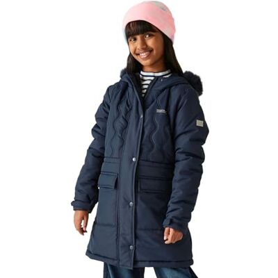 Regatta Kids Fabrizia II Quilted Jacket Water Repellent Reflective Trims Insulated Winter Coat Regatta Kids Fabrizia II Quilted Jacket Water Repellent Reflective Trims Insulated Winter Coat
