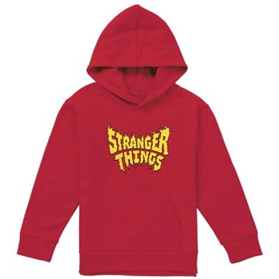 Stranger Things Flame Logo Youth Kids Boy/Girls Pull-Over Hoodie, Red, 12-13 Stranger Things Flame Logo Youth Kids Boy/Girls Pull-Over Hoodie, Red, 12-13