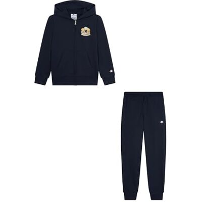 Champion Boys’ Hooded Fleece Sweatsuit, set with hoodie and elastic cuff pants, soft and lightweight, superior thermal comfort Champion Boys’ Hooded Fleece Sweatsuit, set with hoodie and elastic cuff pants, soft and lightweight, superior thermal comfort