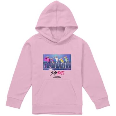KPop Demon Hunters Saja Boys Soda Pop Dance Youth Kids Boy Girls Pull-Over Hoodie, Light Pink, 7-8 KPop Demon Hunters Saja Boys Soda Pop Dance Youth Kids Boy Girls Pull-Over Hoodie, Light Pink, 7-8