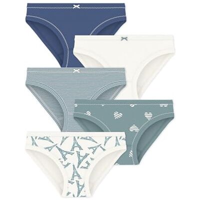 Petit Bateau Set of Children's Printed Cotton Panties Petit Bateau Set of Children's Printed Cotton Panties