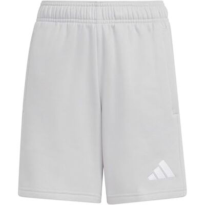 adidas Unisex Kids Entrada26 Sweat Kids Shorts, Team Light Grey/White, 5-6 Years adidas Unisex Kids Entrada26 Sweat Kids Shorts, Team Light Grey/White, 5-6 Years