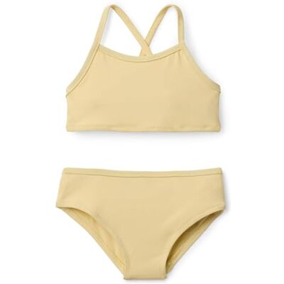 Amazon Essentials Girls' Bikini Set, Light Yellow, 11-12 Years Amazon Essentials Girls' Bikini Set, Light Yellow, 11-12 Years