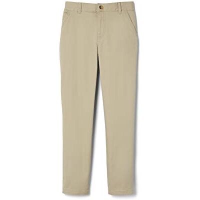 French Toast Boy's Adjustable Waist Stretch Straight Fit Chino Pant, Khaki, 18 Years French Toast Boy's Adjustable Waist Stretch Straight Fit Chino Pant, Khaki, 18 Years