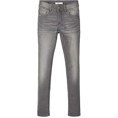 NAME IT Nkfpolly Dnmatasis Girls' Noos Trousers, Light Grey Denim, 14 Years NAME IT Nkfpolly Dnmatasis Girls' Noos Trousers, Light Grey Denim, 14 Years