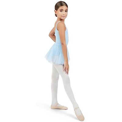 Capezio Girls Double Layer Pull On Skirt Light Blue, Intermediate Capezio Girls Double Layer Pull On Skirt Light Blue, Intermediate