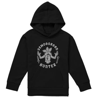 Stranger Things Demogorgon Hunter Youth Kids Boy Girls Pull-Over Hoodie, Navy, 12-13 Stranger Things Demogorgon Hunter Youth Kids Boy Girls Pull-Over Hoodie, Navy, 12-13