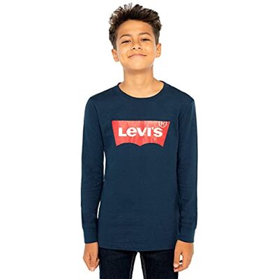 Levi's Boys Lvb Batwing Crewneck Sweatshirt, Dress Blues, 12 Years UK Levi's Boys Lvb Batwing Crewneck Sweatshirt, Dress Blues, 12 Years UK