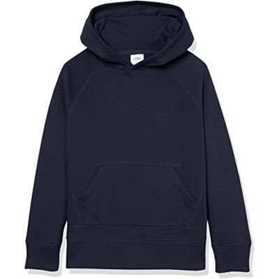 Amazon Essentials Girls' Pullover Hoodie Sweatshirt, Navy, 3 Years Amazon Essentials Girls' Pullover Hoodie Sweatshirt, Navy, 3 Years