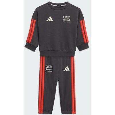 adidas Unisex Baby AUDI FORMULA ONE TEAM DNA BABY JOGGER LONG SLEEVE, utility black, 3-6 Months adidas Unisex Baby AUDI FORMULA ONE TEAM DNA BABY JOGGER LONG SLEEVE, utility black, 3-6 Months