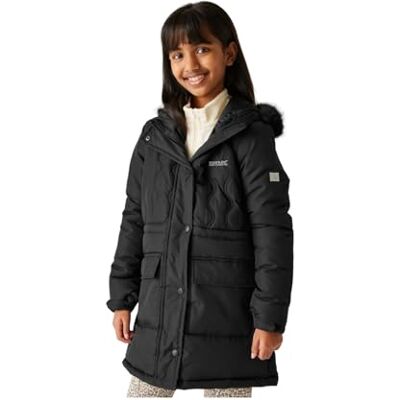 Regatta Kids Fabrizia II Quilted Jacket Water Repellent Reflective Trims Insulated Winter Coat Regatta Kids Fabrizia II Quilted Jacket Water Repellent Reflective Trims Insulated Winter Coat