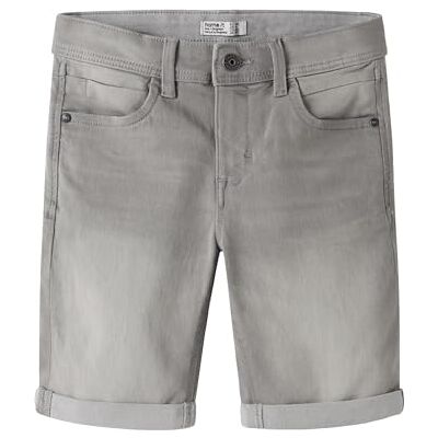 NAME IT Boys Nkmsilas Slim DNM L 2272-tx Noos Shorts, Medium Grey Denim, 146 UK NAME IT Boys Nkmsilas Slim DNM L 2272-tx Noos Shorts, Medium Grey Denim, 146 UK