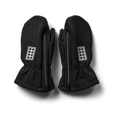 Kabooki LEGO Wear Unisex Baby Lwaripo Softshell Mittens, 995 black, 86/92 Kabooki LEGO Wear Unisex Baby Lwaripo Softshell Mittens, 995 black, 86/92