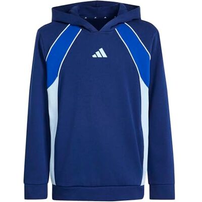 adidas Unisex Kids Color Block Hoodie Sweatshirt, dark blue/team royal blue/glow blue, 11-12 Years adidas Unisex Kids Color Block Hoodie Sweatshirt, dark blue/team royal blue/glow blue, 11-12 Years