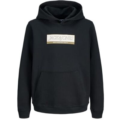 JACK & JONES Junior Jorinwood Block Branding Sweat Noos Jnr, black, 152 JACK & JONES Junior Jorinwood Block Branding Sweat Noos Jnr, black, 152