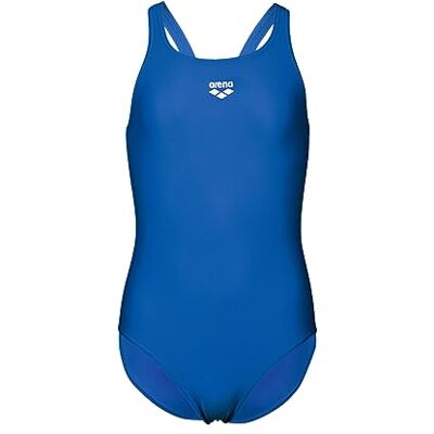 ARENA Dynamo Junior R Girl's One Piece Swimsuit, Sports Swimwear in Maxfit Eco Fabric Resistant to Chlorine and Salt with UPF 50+ UV Protection Blue ARENA Dynamo Junior R Girl's One Piece Swimsuit, Sports Swimwear in Maxfit Eco Fabric Resistant to Chlorine and Salt with UPF 50+ UV Protection Blue