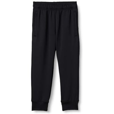 Amazon Essentials Boys' Athletic Performance Stretch Knit Gym Tapered Track Trousers, Black, 5 Years Amazon Essentials Boys' Athletic Performance Stretch Knit Gym Tapered Track Trousers, Black, 5 Years