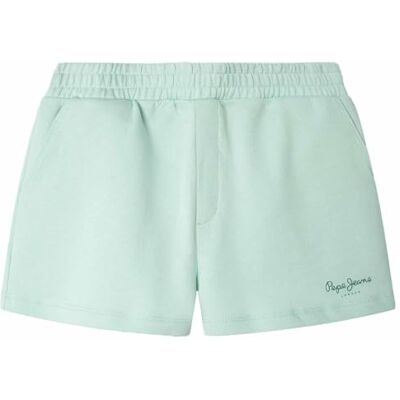 Pepe Jeans Girl's GAB Shorts, Blue (Aqua Blue), 14 Years Pepe Jeans Girl's GAB Shorts, Blue (Aqua Blue), 14 Years
