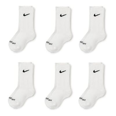 Nike Unisex Kids Df Performance Basic Crew Socks (pack of 1) Nike Unisex Kids Df Performance Basic Crew Socks (pack of 1)