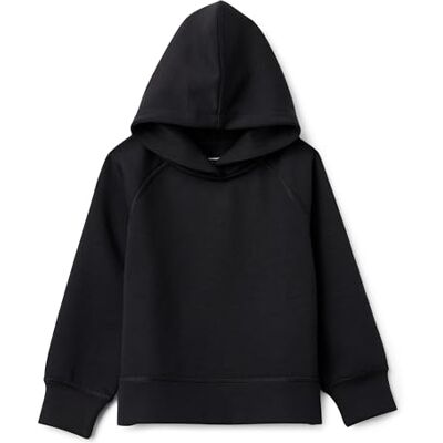 Amazon Essentials Girls' Active Sweat Hoodie with Thumbholes, Black, 9 Years Amazon Essentials Girls' Active Sweat Hoodie with Thumbholes, Black, 9 Years