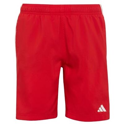 adidas Boy's 3-Stripes Swim Kids Swimwear, Better Scarlet/White, 9-10 Years adidas Boy's 3-Stripes Swim Kids Swimwear, Better Scarlet/White, 9-10 Years