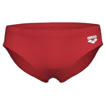 ARENA Dynamo Junior Brief R Swimsuit Kids Pool and Beach, Quick Drying Swim Brief in Maxfit Eco Fabric Resistant to Chlorine and Salt with UPF 50+ UV Protection, Kid Pool Brief with Front Lining Red ARENA Dynamo Junior Brief R Swimsuit Kids Pool and Beach, Quick Drying Swim Brief in Maxfit Eco Fabric Resistant to Chlorine and Salt with UPF 50+ UV Protection, Kid Pool Brief with Front Lining Red