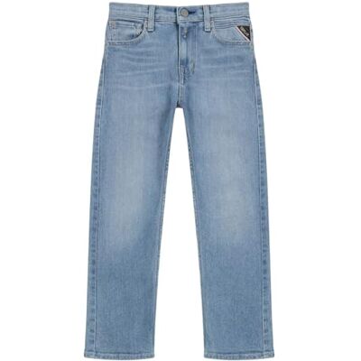 Replay Boys' Thad Jeans, Regular Fit, Light Blue 010 (Blue), 8 Years Replay Boys' Thad Jeans, Regular Fit, Light Blue 010 (Blue), 8 Years