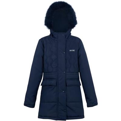 Regatta Kids Fabrizia II Quilted Jacket Water Repellent Reflective Trims Insulated Winter Coat Regatta Kids Fabrizia II Quilted Jacket Water Repellent Reflective Trims Insulated Winter Coat