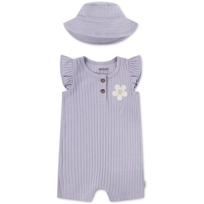 HUGGIES Romper and Hat Set Baby Boy Green HUGGIES Romper and Hat Set Baby Boy Green