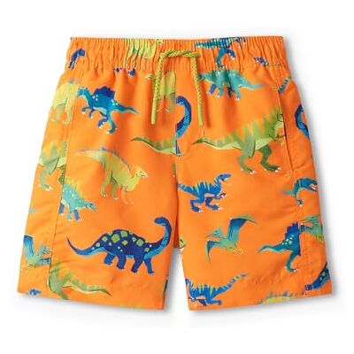 Hatley Kids Boys Swim Board Shorts, Colourblock Dino, 8 Years Hatley Kids Boys Swim Board Shorts, Colourblock Dino, 8 Years