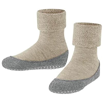 FALKE Unisex Kids Cosyshoe Minis K Hp Wool Grips On Sole Grip socks 1 Pair, Beige Sand Melange 4651, 9.5/10.5 UK Child FALKE Unisex Kids Cosyshoe Minis K Hp Wool Grips On Sole Grip socks 1 Pair, Beige Sand Melange 4651, 9.5/10.5 UK Child