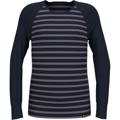 Odlo Thermal Underwear Children's Active Warm Stripes I Sports Underwear Girls Boys I Long Sleeve Thermal Shirt Odlo Thermal Underwear Children's Active Warm Stripes I Sports Underwear Girls Boys I Long Sleeve Thermal Shirt
