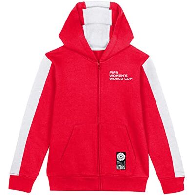 FIFA Official 2023 Women's Football World Cup Youth Team Zipped Hoodie, South Korea, Red, 12-13 years FIFA Official 2023 Women's Football World Cup Youth Team Zipped Hoodie, South Korea, Red, 12-13 years