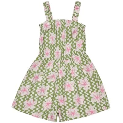 Roxy Combi-Shorts Playa Baby Printed Girls Green 4 Roxy Combi-Shorts Playa Baby Printed Girls Green 4