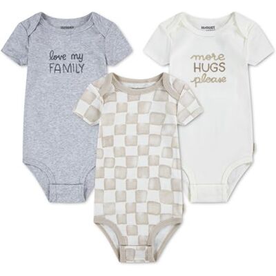 HUGGIES Bodysuit (3-Pack) Baby Boy White HUGGIES Bodysuit (3-Pack) Baby Boy White