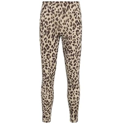 adidas Girl's Animal Print Sport Leggings Tights, Crystal Linen/Khaki Six/dark brown/dark brown, 14-15 Years adidas Girl's Animal Print Sport Leggings Tights, Crystal Linen/Khaki Six/dark brown/dark brown, 14-15 Years