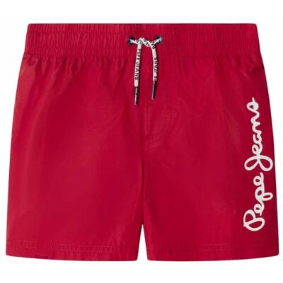 Pepe Jeans Boy's Logo Swimshort Shorts, Red (Royal RED), 14 Years Pepe Jeans Boy's Logo Swimshort Shorts, Red (Royal RED), 14 Years