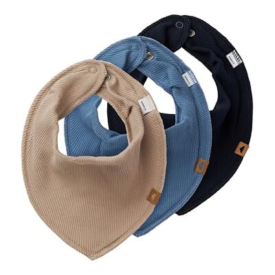 NAME IT NBNYVETTI 3P SCARF BIB NOOS bib, Dark Sapphire/Pack:w. Coronet Blue + Pure Cashmere, One Size NAME IT NBNYVETTI 3P SCARF BIB NOOS bib, Dark Sapphire/Pack:w. Coronet Blue + Pure Cashmere, One Size